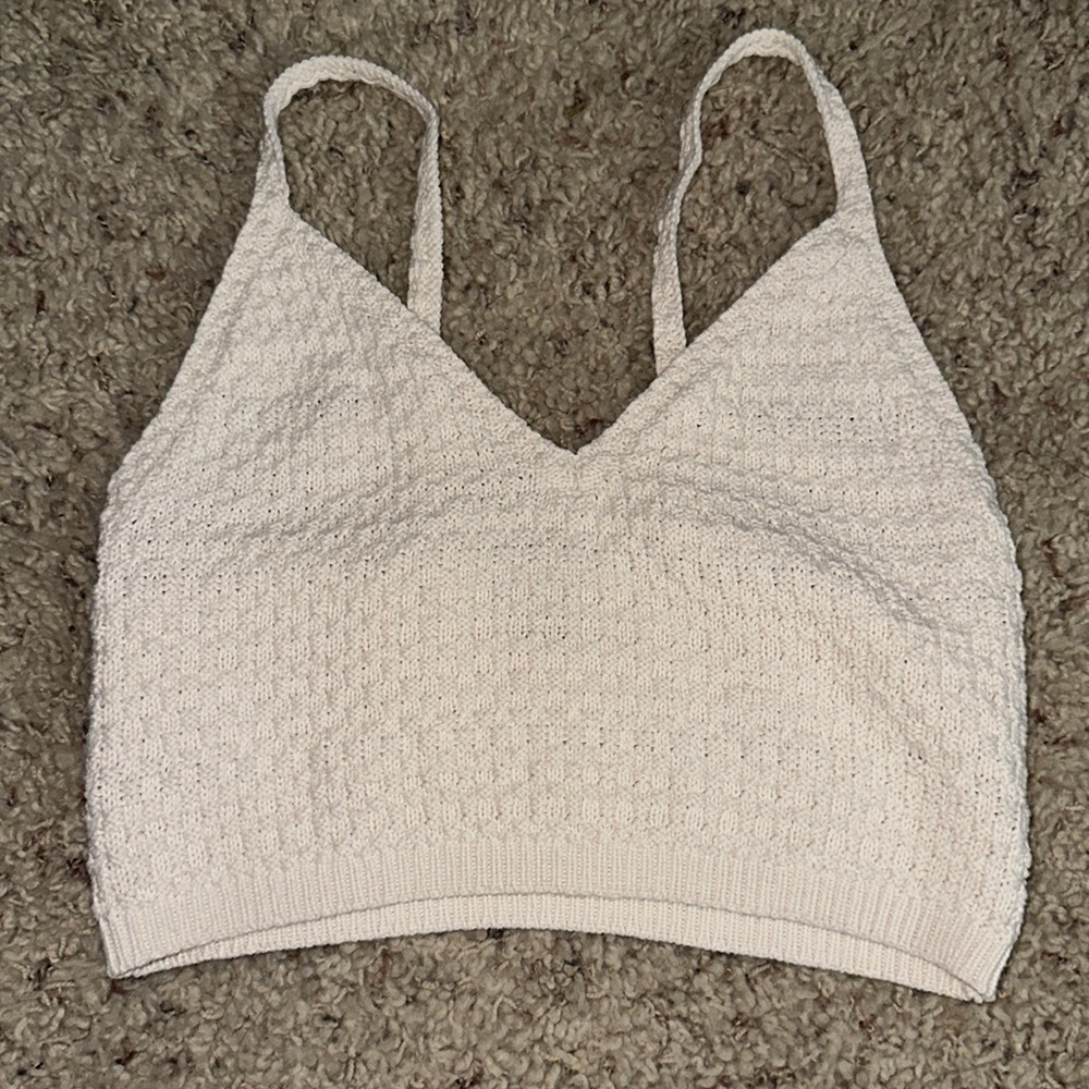 White summer tank top